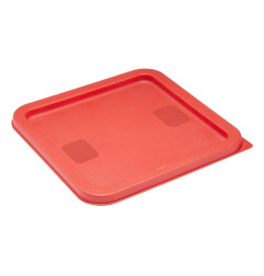 Couvercle carré pour boîte de conservation Hygiplas rouge 