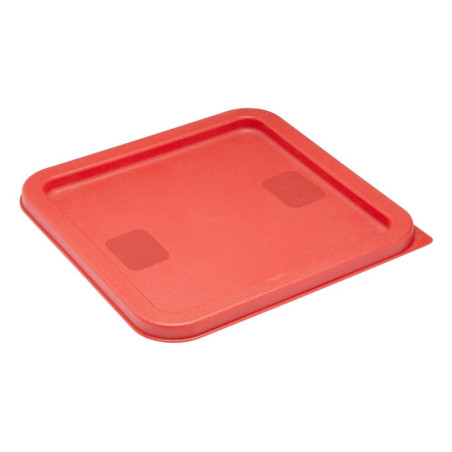 Couvercle carré pour boîte de conservation Hygiplas rouge 