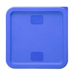 Couvercle carré pour boîte de conservation Hygiplas bleu 
