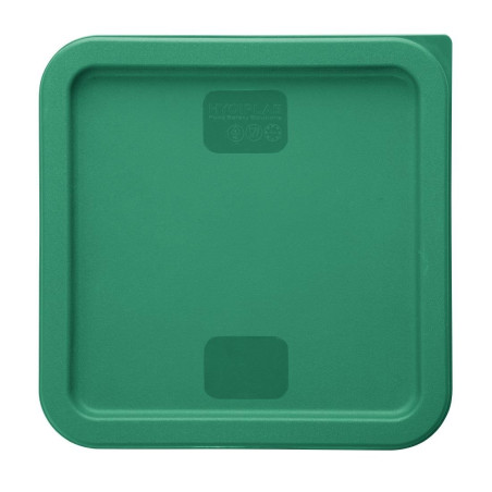 Couvercle carré pour boîte de conservation Hygiplas vert 