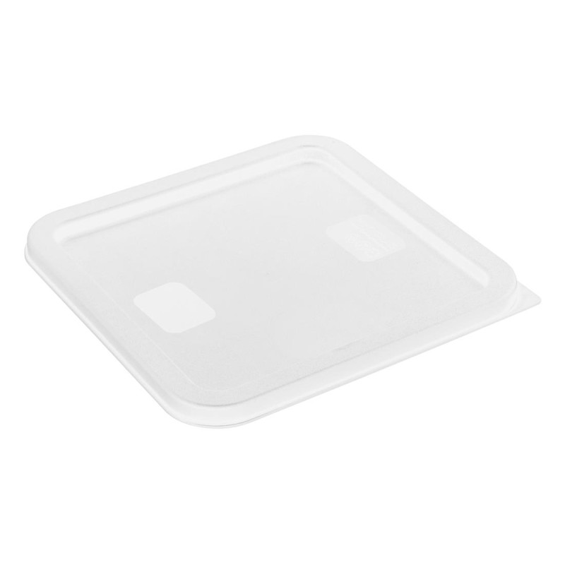 Couvercle carré pour boîte de conservation Hygiplas blanc 