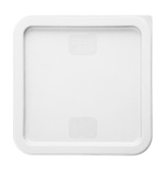 Couvercle carré pour boîte de conservation Hygiplas blanc 