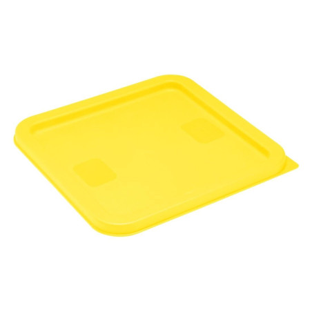 Couvercle carré pour boîte de conservation Hygiplas jaune 