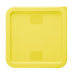 Couvercle carré pour boîte de conservation Hygiplas jaune 