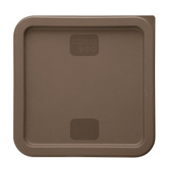 Couvercle carré pour boîte de conservation Hygiplas marron 