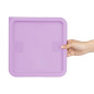 Grand couvercle carré pour boîte de conservation Hygiplas violet 