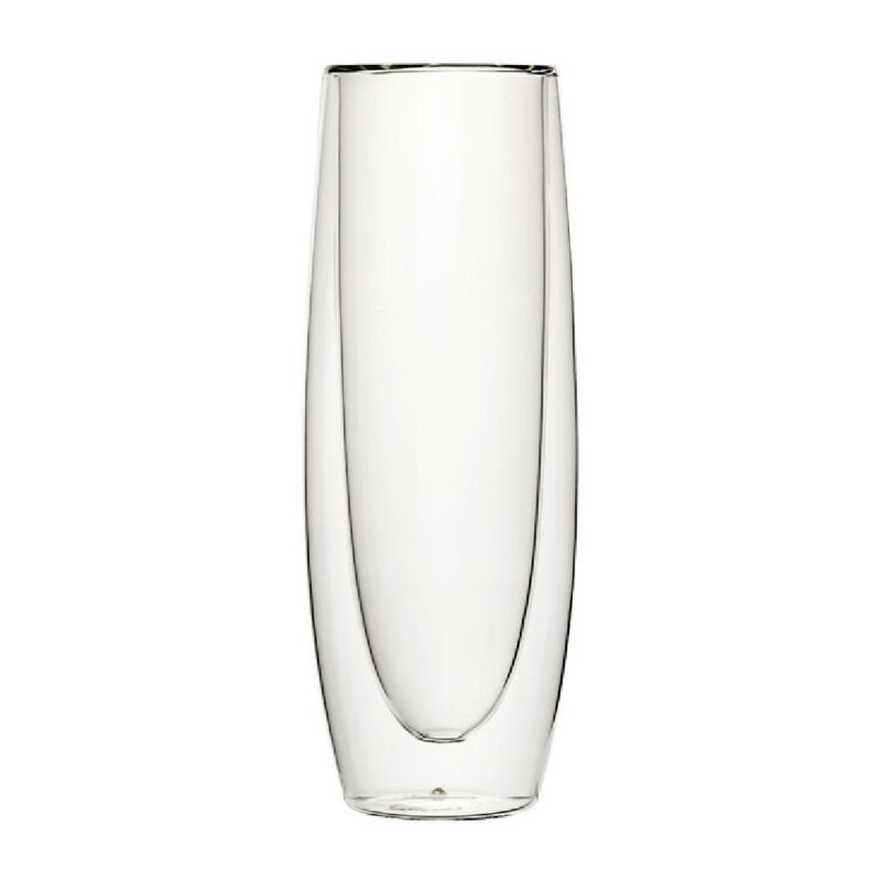 Verres à champagne sans pied double paroi Utopia 16cl (lot de 6)