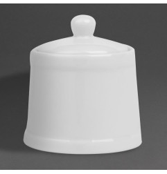 Sucriers avec couvercle Pier Olympia Whiteware 250ml (lot de 6)