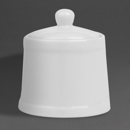 Sucriers avec couvercle Pier Olympia Whiteware 250ml (lot de 6)