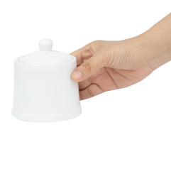 Sucriers avec couvercle Pier Olympia Whiteware 250ml (lot de 6)