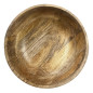 Bol à pied en bois de manguier Olympia 280 mm