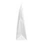 Sacs moyens en papier avec poignée torsadée Fiesta Recyclable blancs (lot de 250)