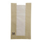 Sacs à pain avec fenêtre en papier cristal Fiesta Compostable 320x180x40mm (lot de 1000)