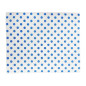 Papier d'emballage burger Fiesta Compostable points bleus 250x300mm (lot de 200)