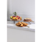 Rehausseur rond en métal antidérapant Olympia noir 210x125mm