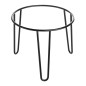 Rehausseur rond en métal antidérapant Olympia noir 210x180mm