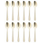 Cuillères à dessert Olympia Buckingham Champagne dorées (lot de 12)