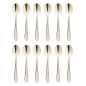 Cuillères à thé Olympia Buckingham Champagne dorées (lot de 12)