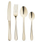 Cuillères à thé Olympia Buckingham Champagne dorées (lot de 12)