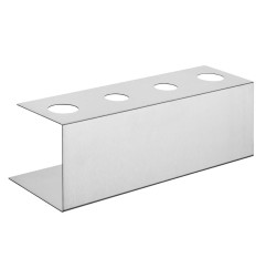 Support en inox pour 4 cônes de glace Olympia 270x97x90mm