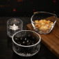 Bols carrés hauts en verre Olympia (lot de 6)