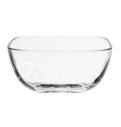 Bols carrés bas en verre Olympia (lot de 6)