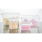Bacs PP Hygiplas Click GN 2/3 avec couvercles et 7 clips de couleur 200mm 16,1L (lot de 4)
