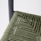 Tabourets de bar d'extérieur en rotin PE tressé Bolero Eden verts (lot de 2)