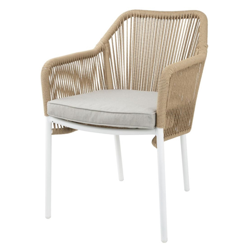 Fauteuils d'extérieur en rotin PE tressé Bolero Bay miel (lot de 2)