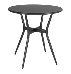 Table d'extérieur Bolero Santiago noire 690mm