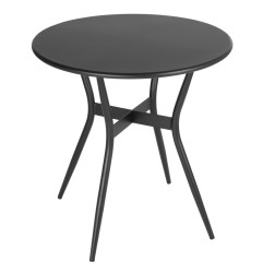 Table d'extérieur Bolero Santiago noire 690mm