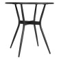 Table d'extérieur Bolero Santiago noire 690mm
