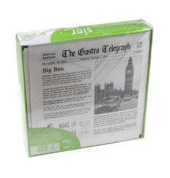 Papier ingraissable imprimé journal 2 côtés ouverts 170 x 170 mm (lot de 300)
