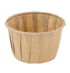 Pots ronds en papier FSC® Sier Disposables marron 37ml (lot de 200)