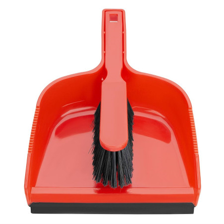 Ensemble pelle et balayette Jantex rouge
