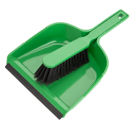 Ensemble pelle et balayette Jantex vert