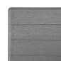 Table pliante carrée en HDPE effet bois Bolero 620mm
