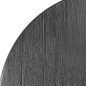 Table de bar pliante HDPE Bolero effet bois noir 800mm