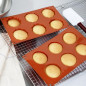Plaque de 6 moules à brioche en silicone Vogue