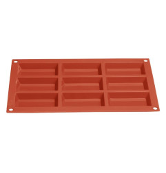 Plaque de 9 moules à gâteau en silicone Vogue