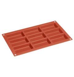 Plaque de 9 moules à gâteau en silicone Vogue