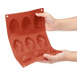 Plaque de 9 moules à madeleine en silicone Vogue