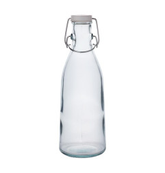 Bouteilles en verre recyclé Olympia avec bouchon mécanique 1L (lot de 6)