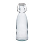 Bouteilles en verre recyclé Olympia avec bouchon mécanique 1L (lot de 6)