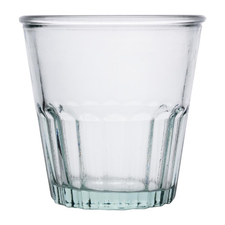 Verres à whisky cannelés en verre recyclé Olympia 250ml (lot de 6)