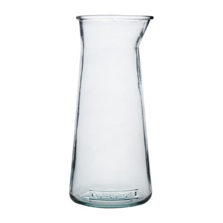 Carafes coniques en verre recyclé Olympia 1L (lot de 6)