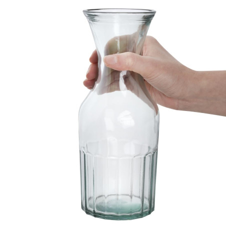 Carafes en verre recyclé Olympia Orleans 1L (lot de 6)