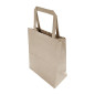 Petits sacs en papier marron à poignées plates Fiesta Recyclables (lot de 250)