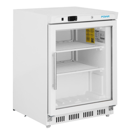 Vitrine réfrigérée négative de comptoir Polar Série C blanche 129L