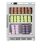 Vitrine réfrigérée négative de comptoir Polar Série C inox 129L